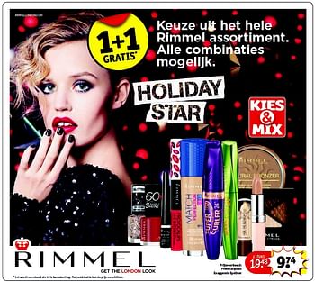 Aanbiedingen Provocalips en exaggerate eyeliner - Rimmel - Geldig van 08/12/2015 tot 20/12/2015 bij Kruidvat