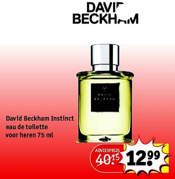 Aanbiedingen David beckham instinct eau de toilette voor heren - David Beckham - Geldig van 08/12/2015 tot 20/12/2015 bij Kruidvat