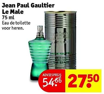 Aanbiedingen Jean paul gaultier le male - Jean Paul Gaultier - Geldig van 08/12/2015 tot 20/12/2015 bij Kruidvat
