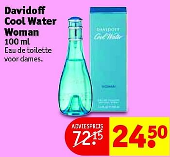 Aanbiedingen Davidoff cool water woman - Davidoff - Geldig van 08/12/2015 tot 20/12/2015 bij Kruidvat