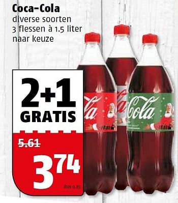 Aanbiedingen Coca-cola - Coca Cola - Geldig van 14/12/2015 tot 20/12/2015 bij Poiesz