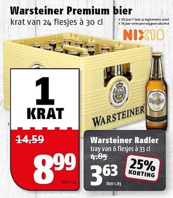 Aanbiedingen Warsteiner premium bier - Warsteiner - Geldig van 14/12/2015 tot 20/12/2015 bij Poiesz