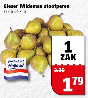 Aanbiedingen Gieser wildeman stoofperen - Huismerk Poiesz - Geldig van 14/12/2015 tot 20/12/2015 bij Poiesz