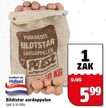 Aanbiedingen Bildtstar aardappelen - Huismerk Poiesz - Geldig van 14/12/2015 tot 20/12/2015 bij Poiesz
