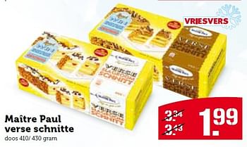 Aanbiedingen Maître paul verse schnitte - MaÃ®tre - Geldig van 14/12/2015 tot 20/12/2015 bij Coop