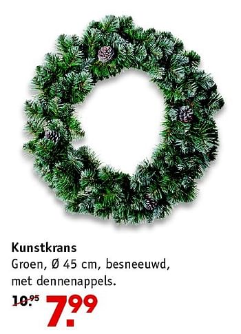 Aanbiedingen Kunstkrans - Huismerk - Intratuin - Geldig van 14/12/2015 tot 20/12/2015 bij Intratuin