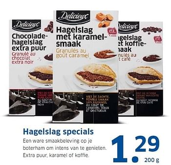 Aanbiedingen Hagelslag specials - Delicieux - Geldig van 14/12/2015 tot 20/12/2015 bij Lidl