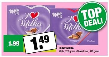 Aanbiedingen I love milka - Milka - Geldig van 14/12/2015 tot 03/01/2016 bij Big Bazar