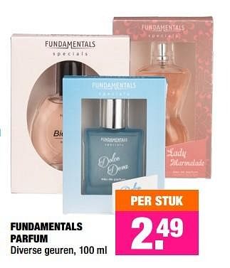 Aanbiedingen Fundamentals parfum - FUNDAMENTALS - Geldig van 14/12/2015 tot 03/01/2016 bij Big Bazar