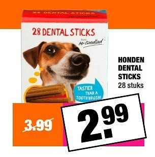 Aanbiedingen Honden dental sticks - Huismerk - Big Bazar - Geldig van 14/12/2015 tot 03/01/2016 bij Big Bazar