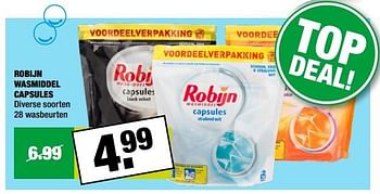 Aanbiedingen Robijn wasmiddel capsules - Robijn - Geldig van 14/12/2015 tot 03/01/2016 bij Big Bazar