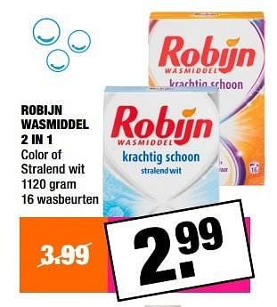 Aanbiedingen Robijn wasmiddel 2 in 1 - Robijn - Geldig van 14/12/2015 tot 03/01/2016 bij Big Bazar
