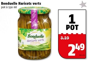 Aanbiedingen Bonduelle haricots verts - Bonduelle - Geldig van 21/12/2015 tot 27/12/2015 bij Poiesz