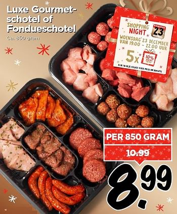Aanbiedingen Luxe gourmetschotel of fondueschotel - Huismerk Vomar - Geldig van 20/12/2015 tot 27/12/2015 bij Vomar