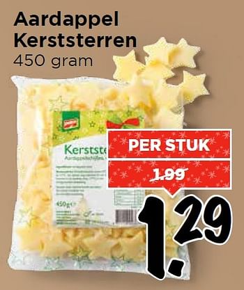Aanbiedingen Aardappel kerststerren - Huismerk Vomar - Geldig van 20/12/2015 tot 27/12/2015 bij Vomar