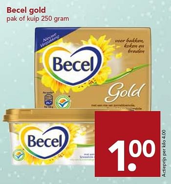 Aanbiedingen Becel gold - Becel - Geldig van 20/12/2015 tot 26/12/2015 bij Deen Supermarkten