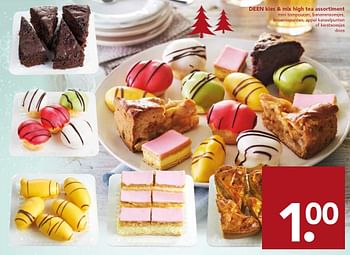 Aanbiedingen Deen kies + mix high tea assortiment - Huismerk deen supermarkt - Geldig van 20/12/2015 tot 26/12/2015 bij Deen Supermarkten
