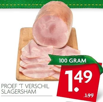 Aanbiedingen Proef `t verschil slagersham - Huismerk - Deka Markt - Geldig van 20/12/2015 tot 26/12/2015 bij Deka Markt