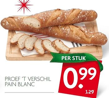 Aanbiedingen Proef `t verschil pain blanc - Huismerk - Deka Markt - Geldig van 20/12/2015 tot 26/12/2015 bij Deka Markt