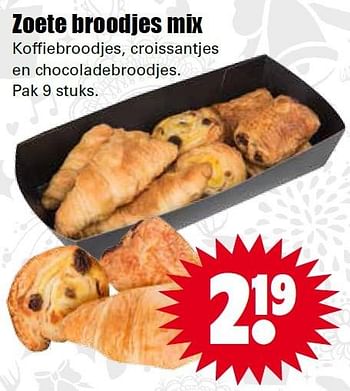 Aanbiedingen Zoete broodjes mix - Huismerk - Dirk - Geldig van 20/12/2015 tot 26/12/2015 bij Lekker Doen