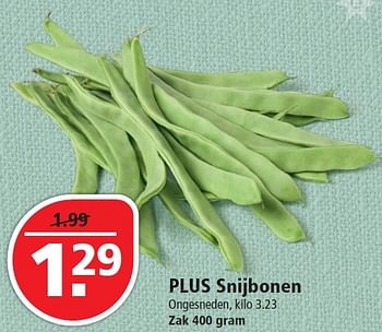 Aanbiedingen Plus snijbonen - Huismerk - Plus - Geldig van 20/12/2015 tot 26/12/2015 bij Plus