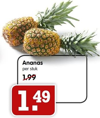 Aanbiedingen Ananas - Huismerk - Em-té - Geldig van 20/12/2015 tot 26/12/2015 bij Em-té