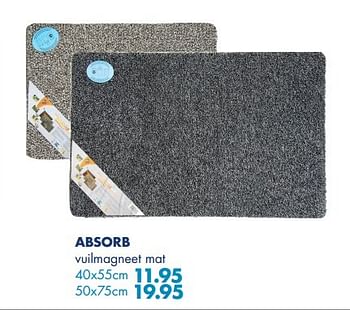 Aanbiedingen Absorb vuilmagneet mat - Huismerk - Multi Bazar - Geldig van 28/12/2015 tot 17/01/2016 bij Multi Bazar