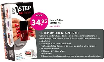 Aanbiedingen Haute polish starter kit - Haute Polish - Geldig van 14/12/2015 tot 27/12/2015 bij da