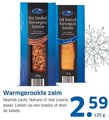 Aanbiedingen Warmgerookte zalm - Huismerk - Lidl - Geldig van 21/12/2015 tot 27/12/2015 bij Lidl