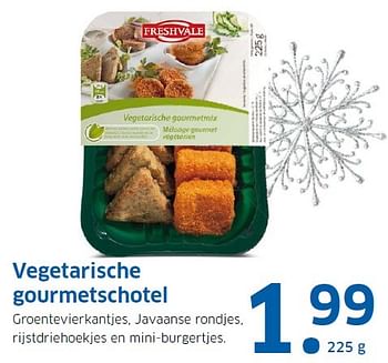 Aanbiedingen Vegetarische gourmetschotel - Freshvale - Geldig van 21/12/2015 tot 27/12/2015 bij Lidl