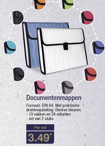 Aanbiedingen Documentenmappen - Huismerk - Aldi - Geldig van 23/12/2015 tot 29/12/2015 bij Aldi