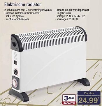 Aanbiedingen Elektrische radiator - Huismerk - Aldi - Geldig van 23/12/2015 tot 29/12/2015 bij Aldi