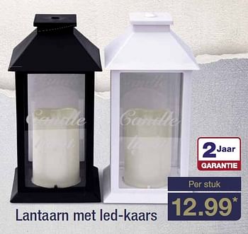 Aanbiedingen Lantaarn met led-kaars - Huismerk - Aldi - Geldig van 23/12/2015 tot 29/12/2015 bij Aldi