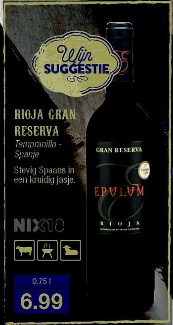 Aanbiedingen Rioja gran reserva - Rode wijnen - Geldig van 13/12/2015 tot 31/12/2015 bij Aldi