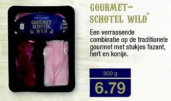 Aanbiedingen Gourmet­ schotel wild - Huismerk - Aldi - Geldig van 13/12/2015 tot 31/12/2015 bij Aldi