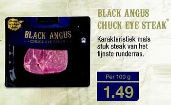 Aanbiedingen Black angus chuck eye steak - Huismerk - Aldi - Geldig van 13/12/2015 tot 31/12/2015 bij Aldi