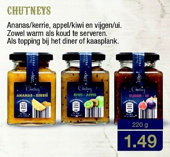 Aanbiedingen Chutneys - Huismerk - Aldi - Geldig van 13/12/2015 tot 31/12/2015 bij Aldi