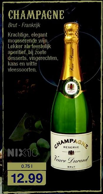 Aanbiedingen Champagne - Schuimwijnen - Geldig van 13/12/2015 tot 31/12/2015 bij Aldi