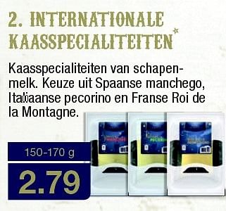 Aanbiedingen Internationale kaasspecialiteiten - Huismerk - Aldi - Geldig van 13/12/2015 tot 31/12/2015 bij Aldi