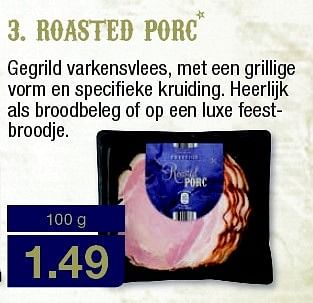 Aanbiedingen Roasted porc - Huismerk - Aldi - Geldig van 13/12/2015 tot 31/12/2015 bij Aldi