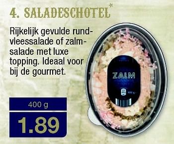 Aanbiedingen Saladeschotel - Huismerk - Aldi - Geldig van 13/12/2015 tot 31/12/2015 bij Aldi