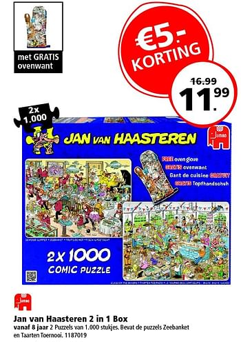 Aanbiedingen Jan van haasteren 2 in 1 box - Jumbo - Geldig van 19/12/2015 tot 31/12/2015 bij Intertoys
