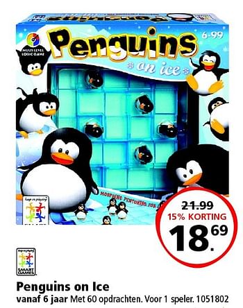 Aanbiedingen Penguins on ice - Huismerk - Intertoys - Geldig van 19/12/2015 tot 31/12/2015 bij Intertoys