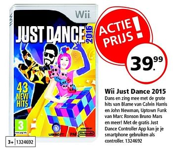 Aanbiedingen Wii just dance 2015 - Nintendo - Geldig van 19/12/2015 tot 31/12/2015 bij Intertoys