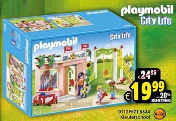 Aanbiedingen Playmobil kleuterschool - Playmobil - Geldig van 02/01/2016 tot 17/01/2016 bij ToyChamp