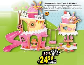 Aanbiedingen Mini lalaloopsy cake speelset - Lalaloopsy - Geldig van 02/01/2016 tot 17/01/2016 bij ToyChamp