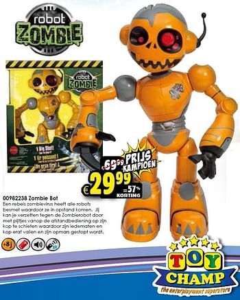 Aanbiedingen Zombie bot - Robot Zombie - Geldig van 02/01/2016 tot 17/01/2016 bij ToyChamp