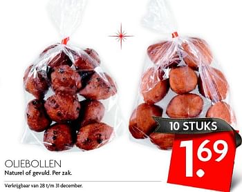 Aanbiedingen Oliebollen naturel of gevuld - Huismerk - Deka Markt - Geldig van 27/12/2015 tot 02/01/2016 bij Deka Markt