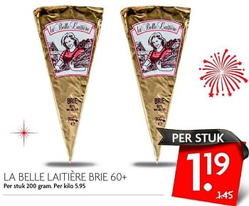 Aanbiedingen La belle laitière brie 60+ - La Belle LaitiÃ¨re - Geldig van 27/12/2015 tot 02/01/2016 bij Deka Markt