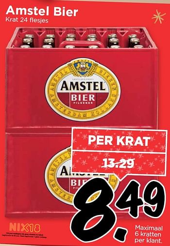 Aanbiedingen Amstel bier - Amstel - Geldig van 28/12/2015 tot 02/01/2016 bij Vomar